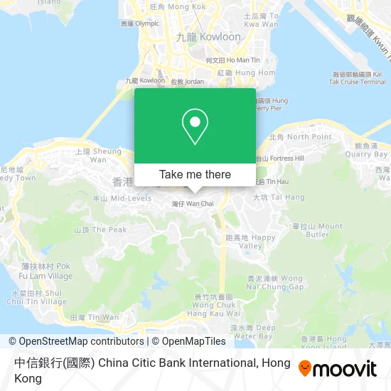 中信銀行(國際) China Citic Bank International map