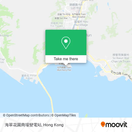 海翠花園商場變電站 map