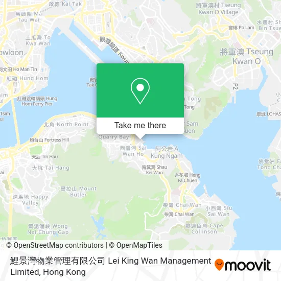 鯉景灣物業管理有限公司 Lei King Wan Management Limited map