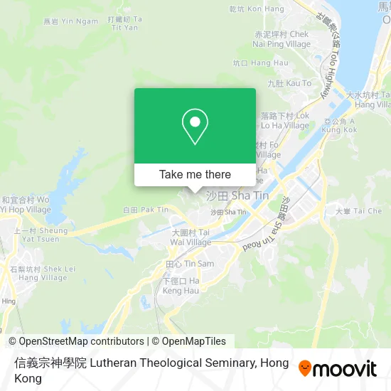 信義宗神學院 Lutheran Theological Seminary地圖