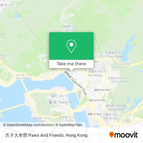 爪子大本營 Paws And Friends map