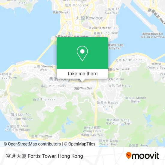 富通大廈 Fortis Tower map