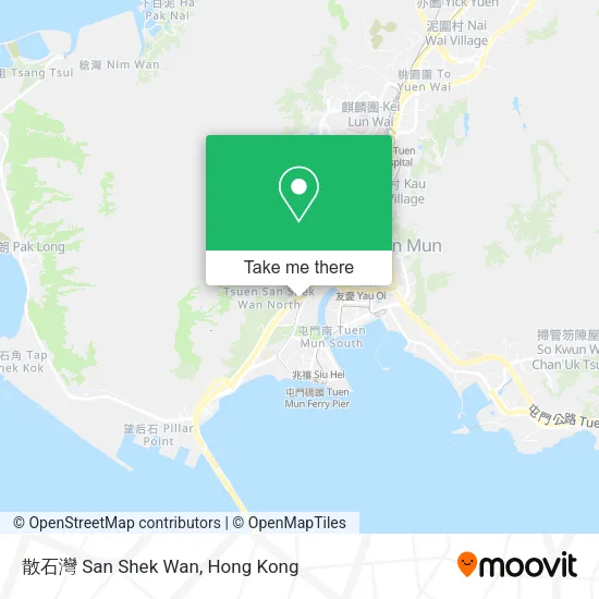 散石灣 San Shek Wan map