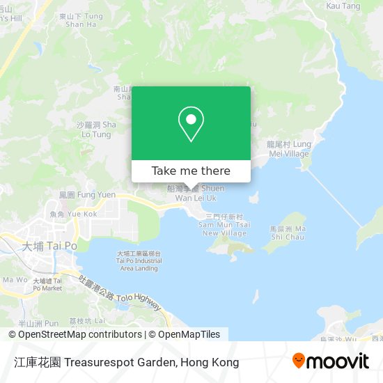 江庫花園 Treasurespot Garden map
