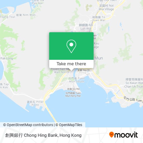 創興銀行 Chong Hing Bank map