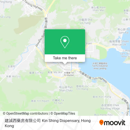 建誠西藥房有限公司 Kin Shing Dispensary map