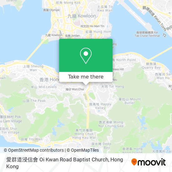 愛群道浸信會 Oi Kwan Road Baptist Church地圖