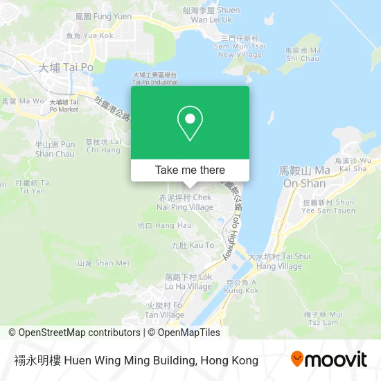 禤永明樓 Huen Wing Ming Building map