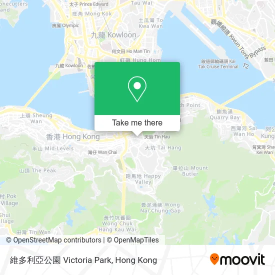維多利亞公園 Victoria Park map