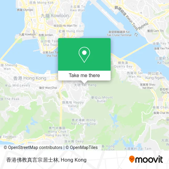 香港佛教真言宗居士林地圖