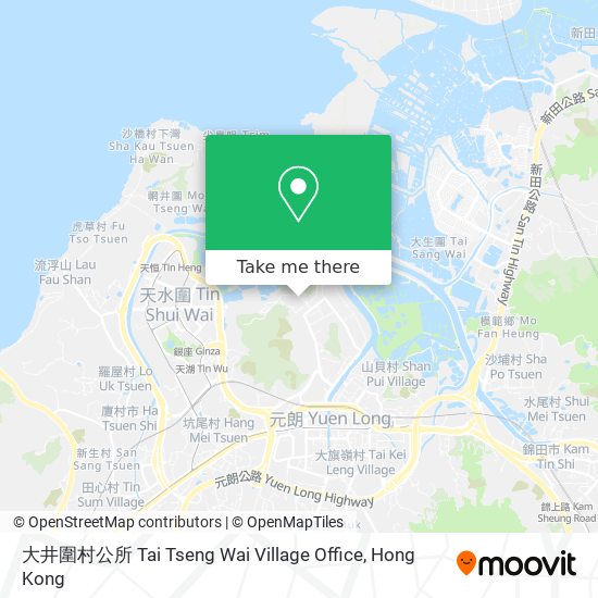 大井圍村公所 Tai Tseng Wai Village Office map