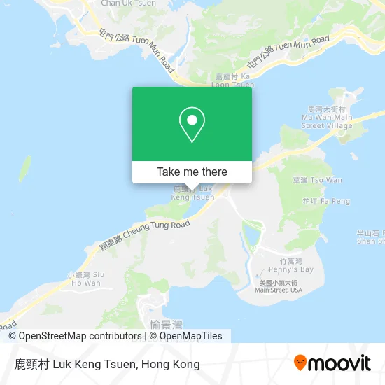 鹿頸村 Luk Keng Tsuen地圖