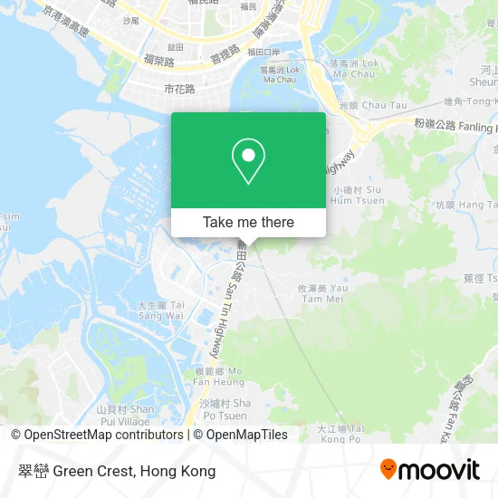翠巒 Green Crest map