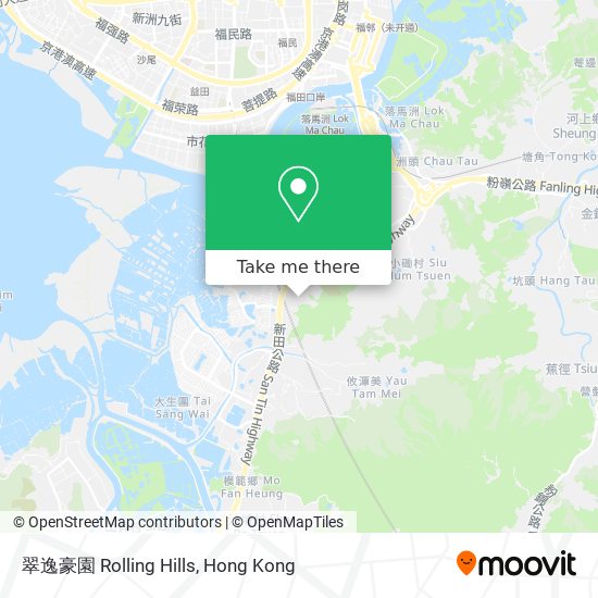 翠逸豪園 Rolling Hills map