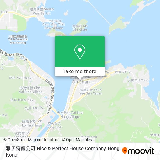 雅居窗簾公司 Nice & Perfect House Company map