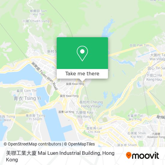 美聯工業大廈 Mai Luen Industrial Building map