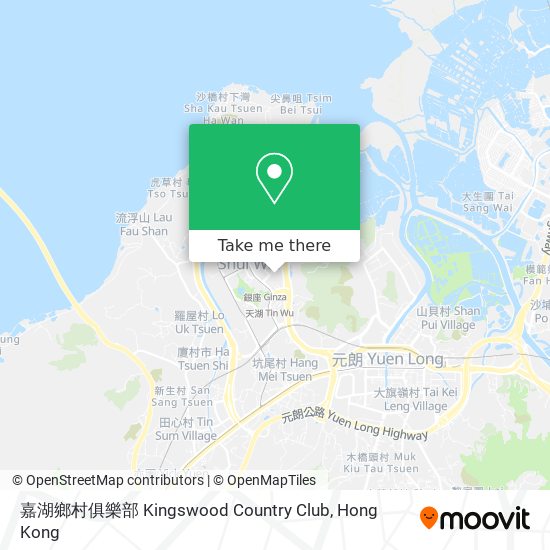 嘉湖鄉村俱樂部 Kingswood Country Club map