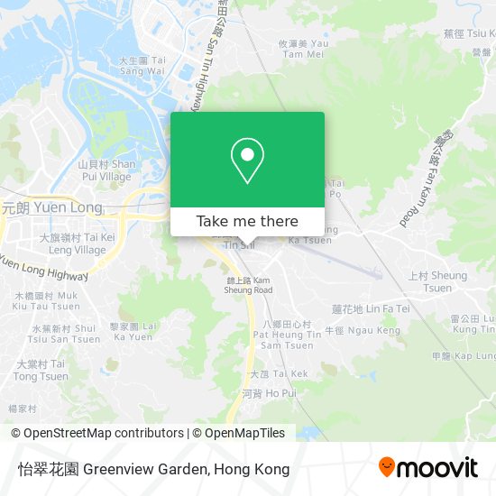 怡翠花園 Greenview Garden map