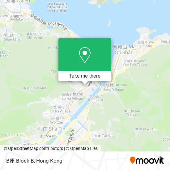 B座 Block B地圖