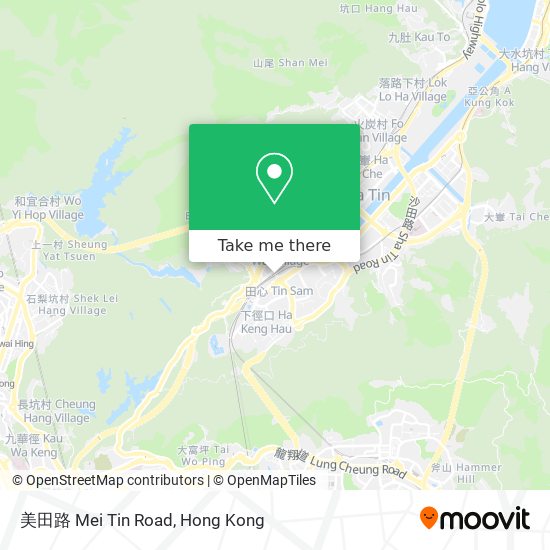 美田路 Mei Tin Road map