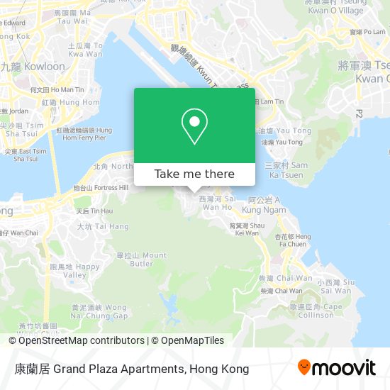 康蘭居 Grand Plaza Apartments map