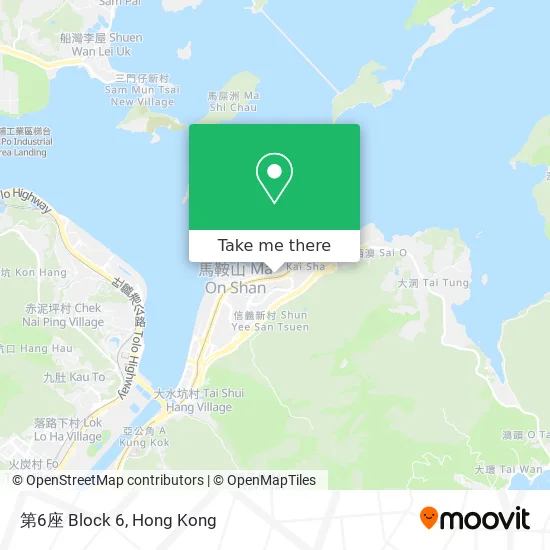 第6座 Block 6 map
