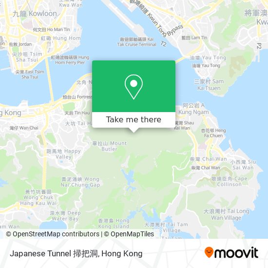 Japanese Tunnel 掃把洞 map