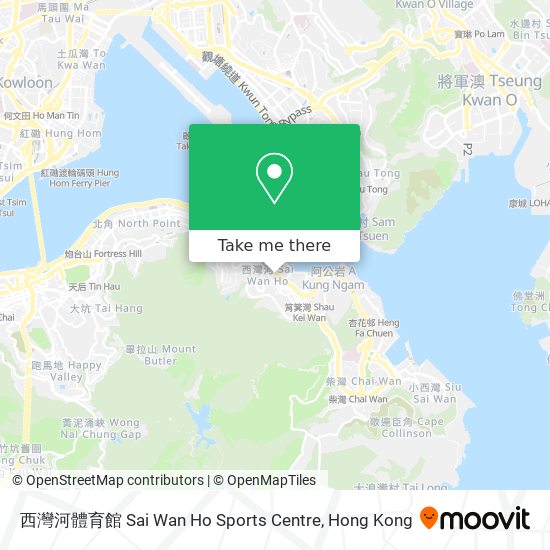 西灣河體育館 Sai Wan Ho Sports Centre map