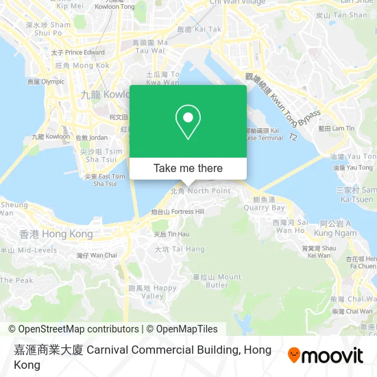 嘉滙商業大廈 Carnival Commercial Building map