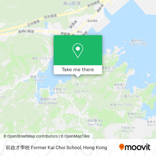 前啟才學校 Former Kai Choi School map