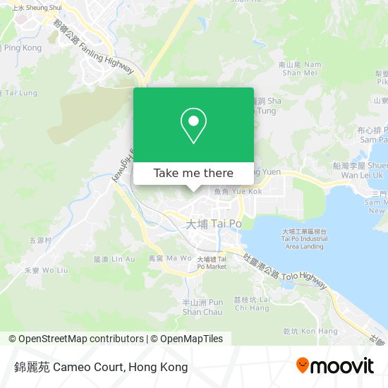 錦麗苑 Cameo Court map