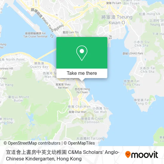 宣道會上書房中英文幼稚園 C&Ma Scholars' Anglo-Chinese Kindergarten地圖