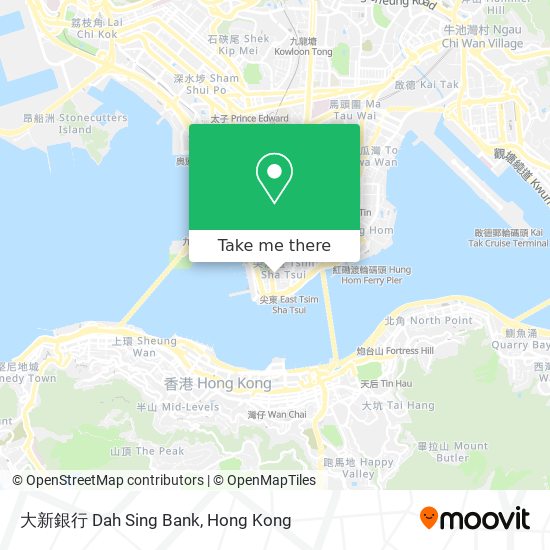 大新銀行 Dah Sing Bank map