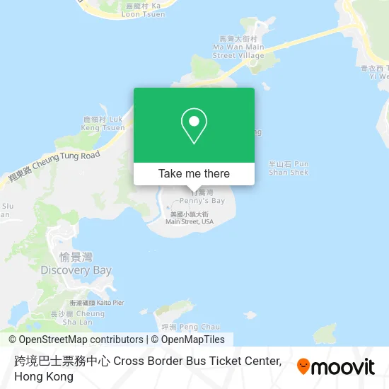 跨境巴士票務中心 Cross Border Bus Ticket Center map