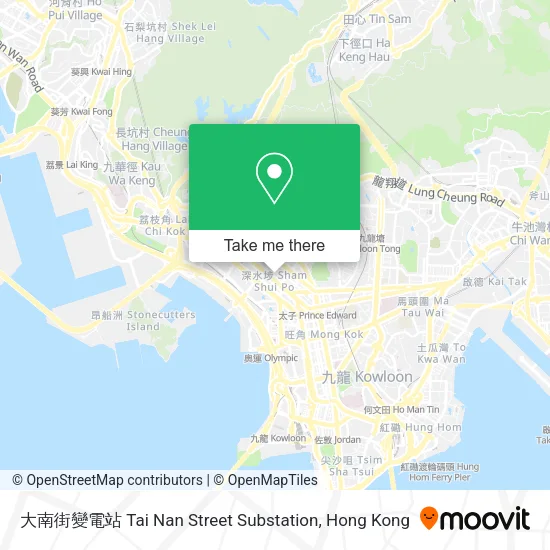 大南街變電站 Tai Nan Street Substation地圖