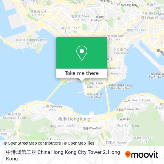 中港城第二座 China Hong Kong City Tower 2 map