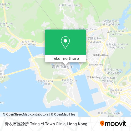 青衣市區診所 Tsing Yi Town Clinic map