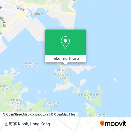 山海亭 Kiosk map