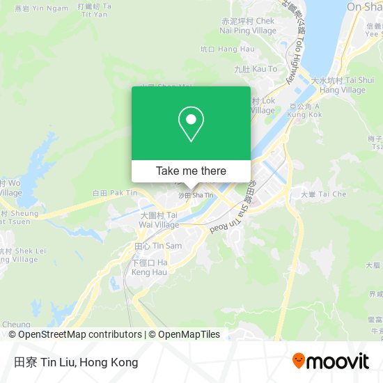 田寮 Tin Liu map
