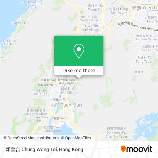 頌皇台 Chung Wong Toi地圖