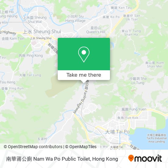 南華莆公廁 Nam Wa Po Public Toilet map