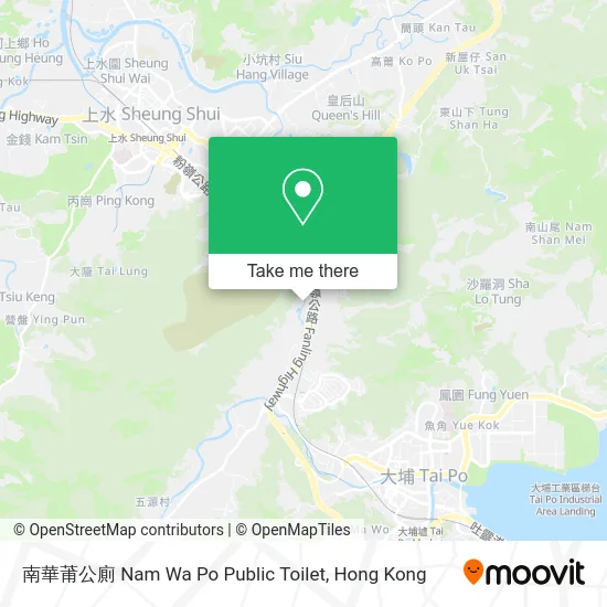 南華莆公廁 Nam Wa Po Public Toilet map