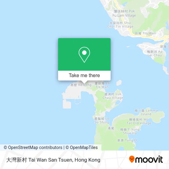 大灣新村 Tai Wan San Tsuen地圖