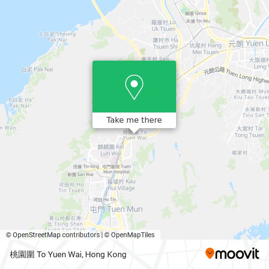 桃園圍 To Yuen Wai map