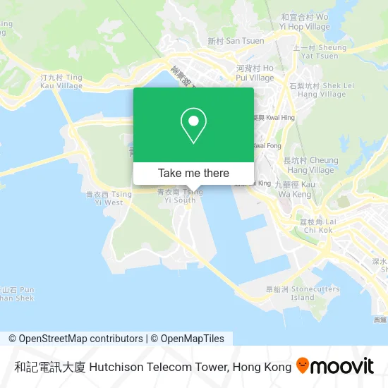 和記電訊大廈 Hutchison Telecom Tower map