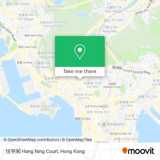 恆寧閣 Hang Ning Court map