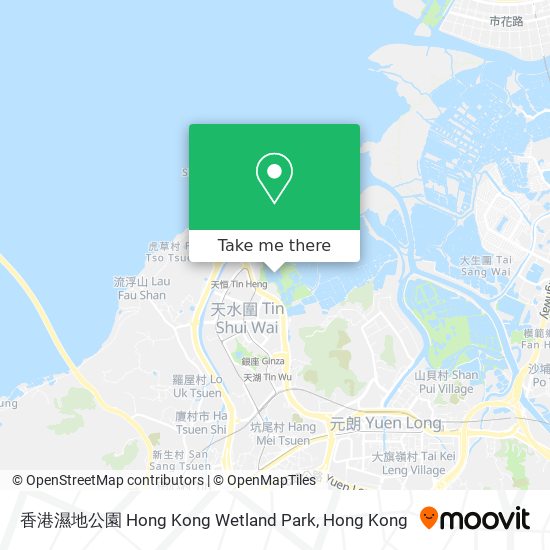 香港濕地公園 Hong Kong Wetland Park map