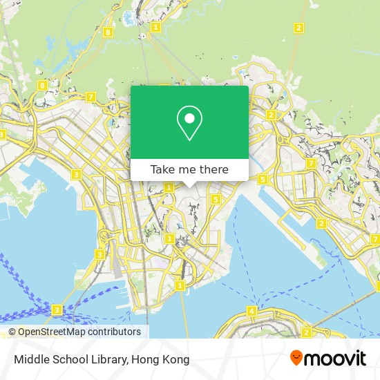 Middle School Library map