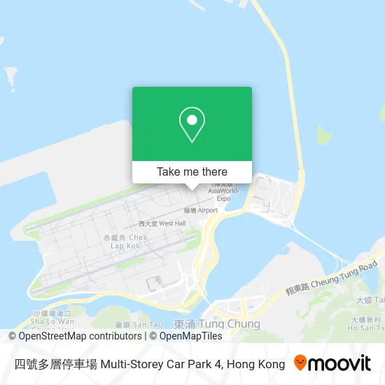 四號多層停車場 Multi-Storey Car Park 4 map