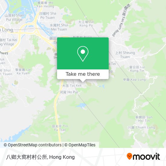八鄉大窩村村公所 map